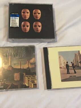 Pink Floyd CD Lot of 3 The Wall Live 80-81 (2 cds), Wish You Were Here, Aniimals